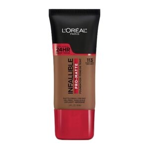 *3/15* NEW L'Oreal Infallible Pro-Matte Liquid Longwear Foundation Brown Suede